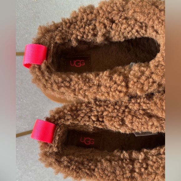 UGG Tazz Braid Hardwood Platform Slipper Shoes - Picture 4 of 4